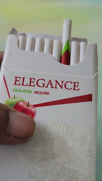 Elegance double apple cigarette unboxing in Bangladesh 🚬 #nostalgia #music #wakawaka