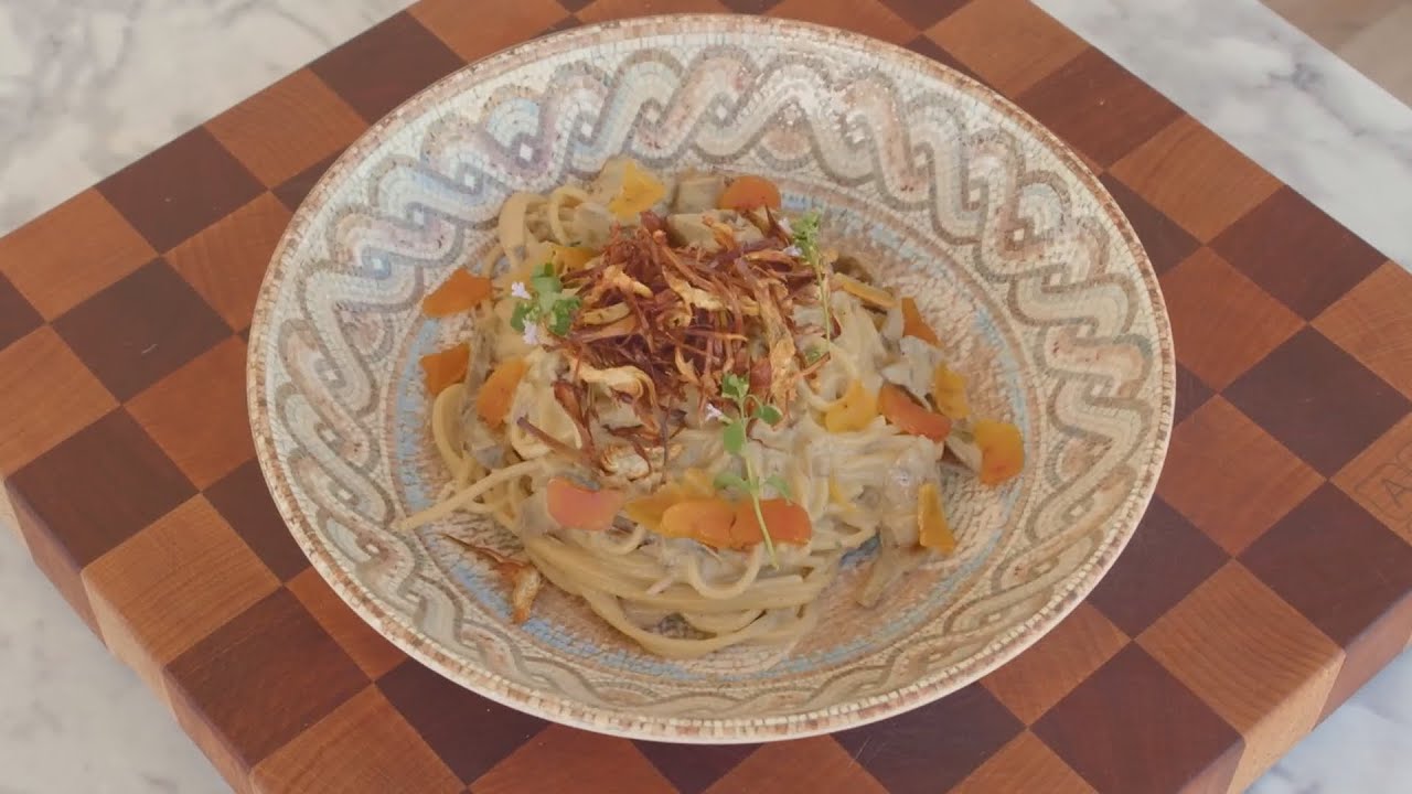 Spaghetti Carciofi e Bottarga | Cucina in Balcone con Ruben