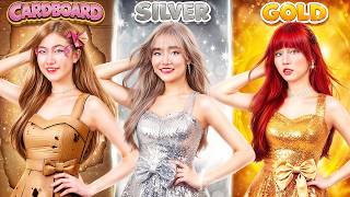 Kardus Miskin Vs Perak Kaya Vs Emas Super Kaya Di Pesta Dansa! Siapa Yang Akan Menjadi Ratu Prom?