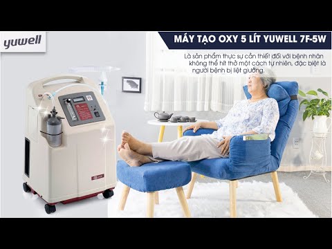 Video Máy tạo oxy 5 lít Yuwell 7F-5W - Có xông khí dung |... - youtube