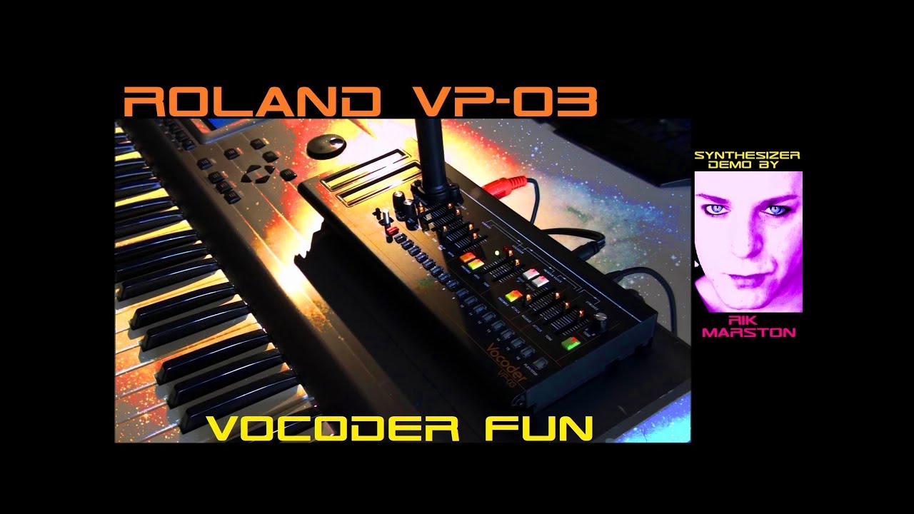 Roland VP-03 Vocoder FUN! Boutique Synthesizer VP-330 Plus Rik Marston ...