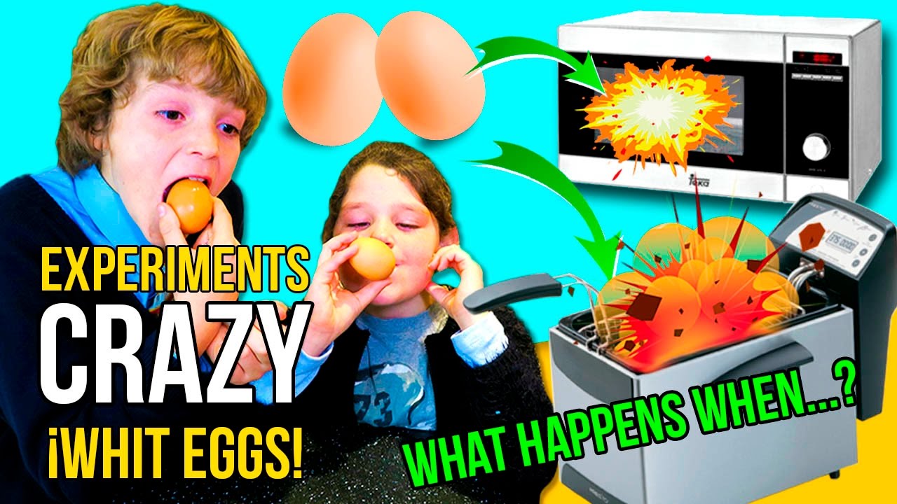 What HAPPENS when you...? TRIPLE EXPERIMENT with EGGS 🍳 CRAZY