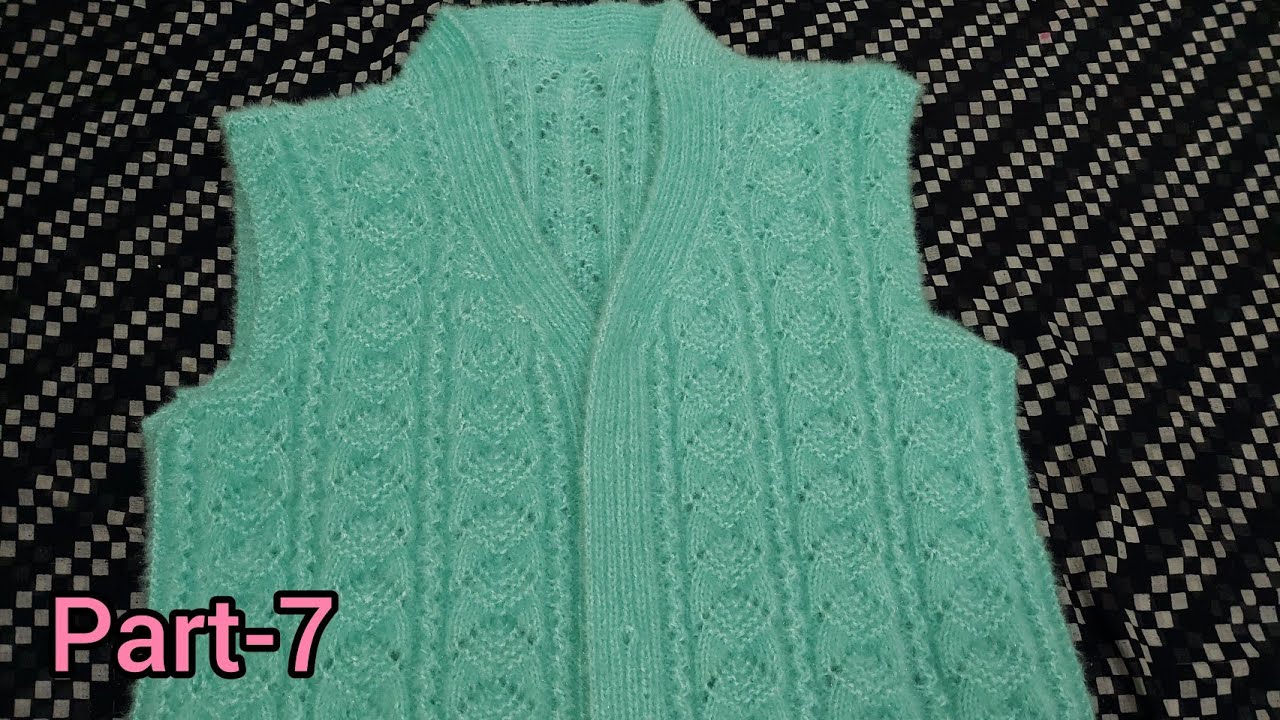 Ladies Half jacket Part-7~Round Neck बनाना और कन्धे जोड़ना #363*#21.