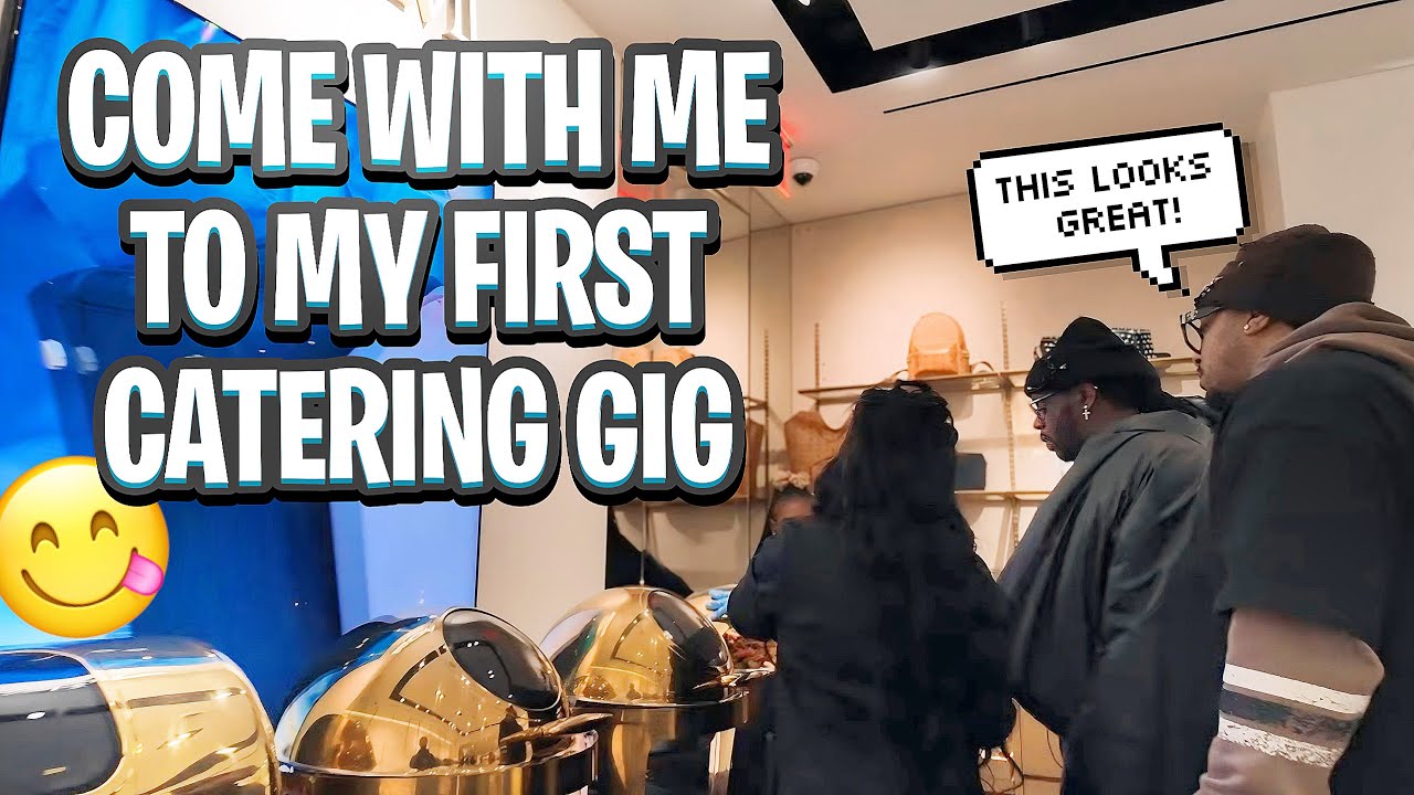 COME WITH ME TO MY PRIVATE CATERING AT MCM AT LENOX MALL!!