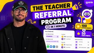 How to earn rewards with the gyanis teacher referral program in 1 minute #gyanis #edtech #teacher