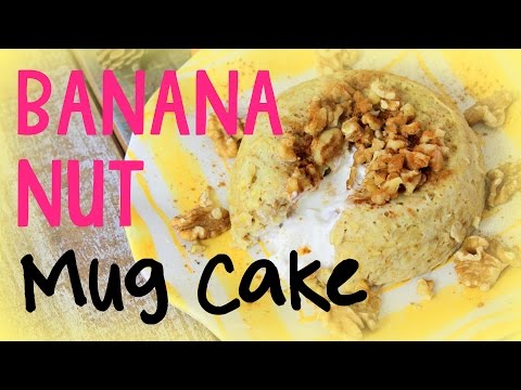 Banana Nut Mug Cake | CHEAP CLEAN EATS