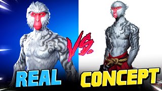 Is Kozaru BETTER than his CONCEPT ART | Fortnite Survey Skins Analysis | Fortnite 2025