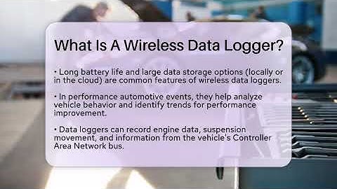 What Is A Wireless Data Logger? - Car Performance Pros