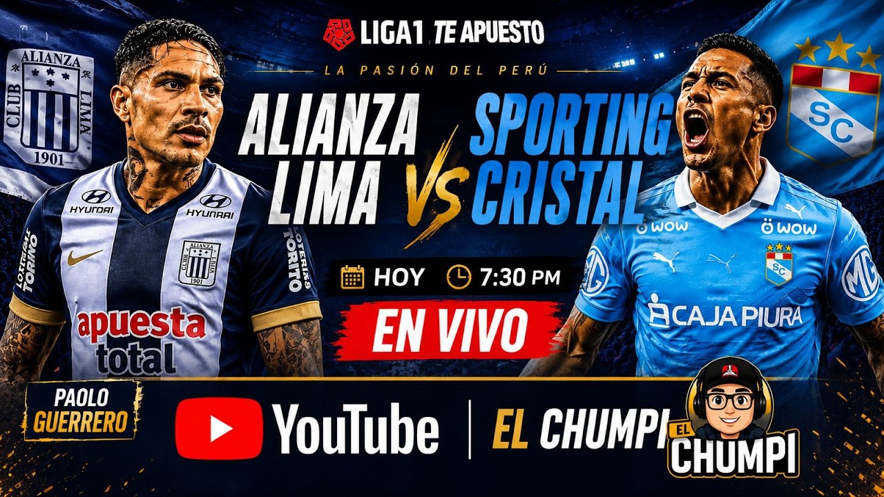 🔴 ALIANZA LIMA vs SPORTING CRISTAL EN VIVO🔥 TORNEO APERTURA FECHA 14 ...