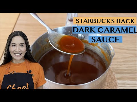 THE EASIEST STARBUCKS' DARK CARAMEL SAUCE IN LESS THAN 10 MINUTES