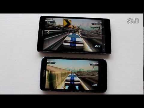 Huawei Ascend A199 VS Huawei Mate - game test - YouTube
