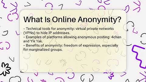 What Is Online Anonymity? - Everyday-Networking