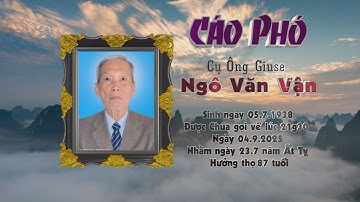 02 Cáo Phó Cụ Ông Giuse Ngô Văn Vận