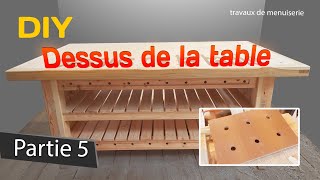 Nous fabriquons un gabarit pour percer des trous dans la table. Table Crafting. Partie 5. Bricolage