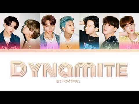 BTS 'Dynamite' lyrics (방탄소년단 Dynamite 가사) (Color Coded Lyrics)
