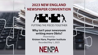 Why isn’t your newsroom writing more obits?