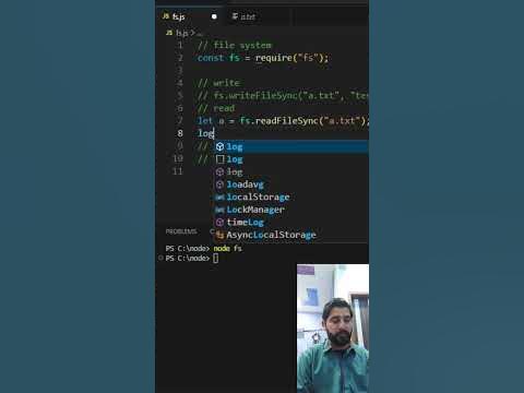 File System in Node JS | CRUD using fs module in node js - YouTube