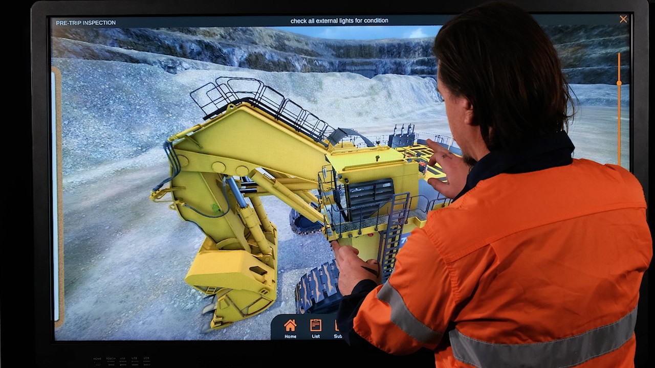 CYBERMINE Pre-start Inspection Trainer for Komatsu PC7000 Operators ...
