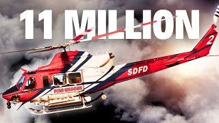 The Incredible Bell 412EP Water Bomber Helicopter