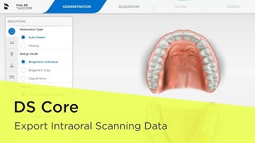 Export Intraoral Scanning Data from DS Core (DS System Monitor)