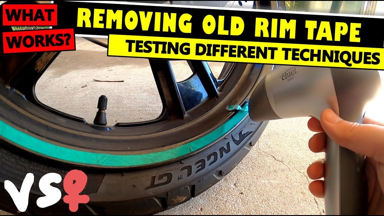 VS♀️ Removing OLD Rim Tape (Testing Different Techniques) - YouTube