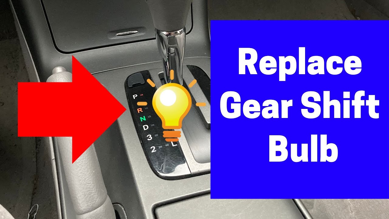 Replace Bulb For Car Gear Shift Lever In Minutes! - YouTube