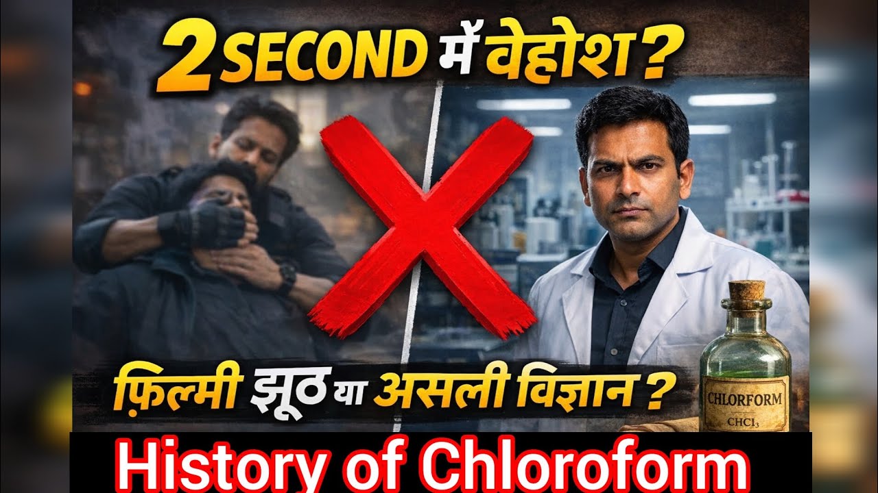 Chloroform l 😱 Unconscious in 2 Seconds? Movie Myth or Real Science? History of Chloroform Explained