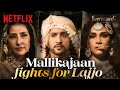 Manisha koiralas reply breaks adhyayan sumans heart  in heeramandionnetflix  richa chadha