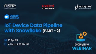 IoT Device Data Pipeline with Snowflake | Part 2 | 360DigiTMG