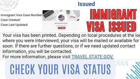 Visa Case Status :  Expiring Soon , Expired, Approved, Refused| Administrative Processing| Issued !