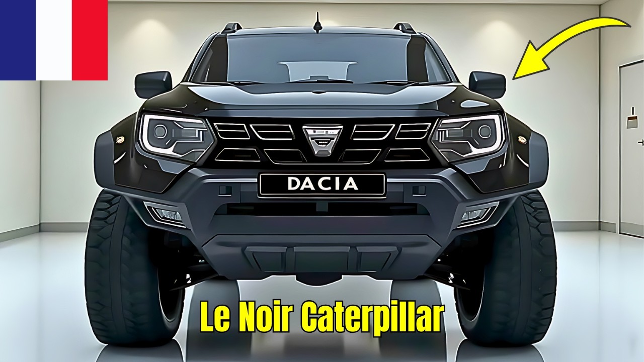 Dacia Pickup 2026 – Le Noir Caterpillar, Un Monstre Sur la Route