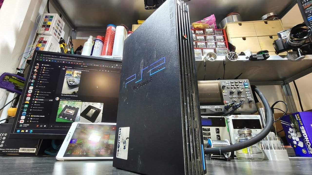 [PS2] Réglage lecteur PlayStation 2 Fat et Slim P.M.A.P avec interface ...