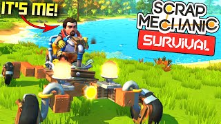 Scrap Mechanic Survival Mode Gameplay First Look! [SMS 1]
