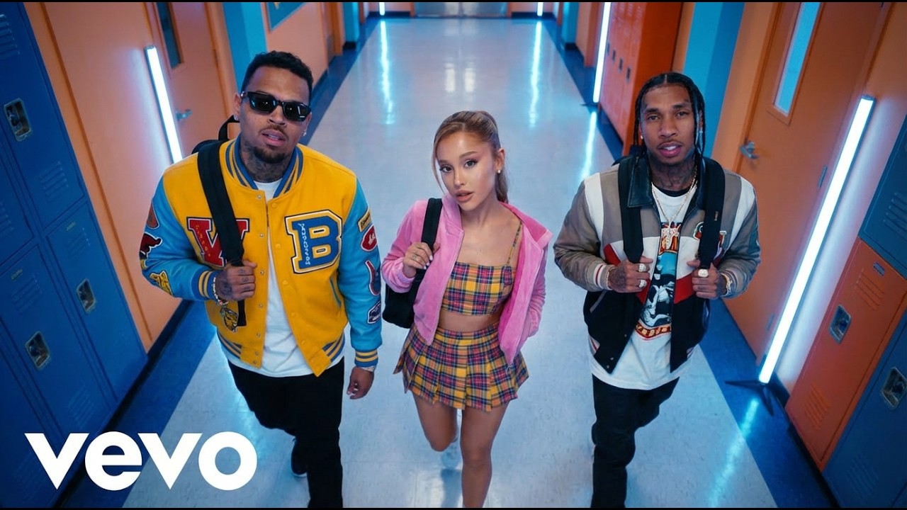 Ariana Grande, Tyga & Chris Brown - No Gravity (ft.ROSE&JENNIE) Official Music Video