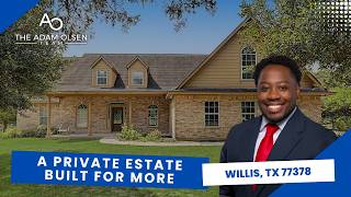 FOR SALE | A Private Estate Built for More | 8988 County Line Road, Willis, TX 77378