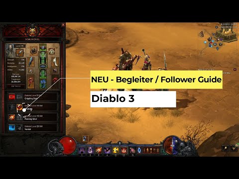 Video: Diablo 3 Monk-Tipps - Follower-Ausrüstung, Sockel, Level-Builds, Torment-Ausrüstung, Rüstungssets