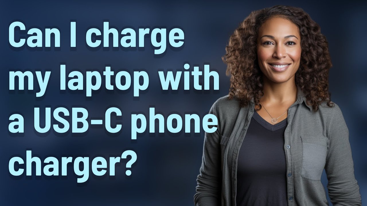 Can I charge my laptop with a USB-C phone charger? - YouTube