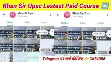 khan sir upsc batch 2024 online classes telegram | khan sir upsc batch telegram link