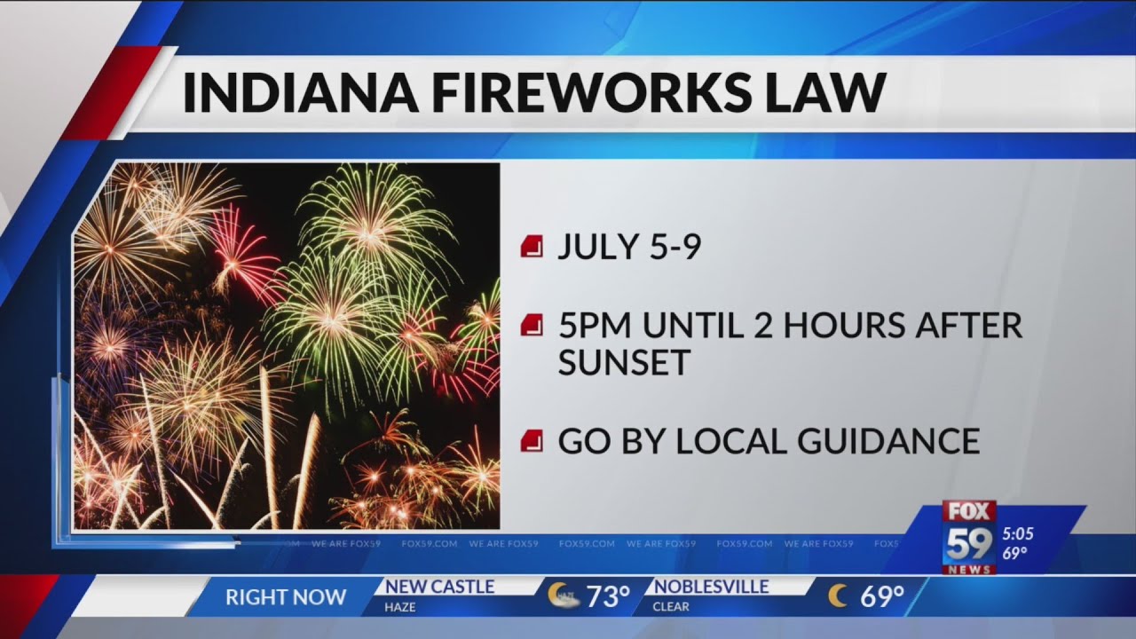 Indiana fireworks laws YouTube