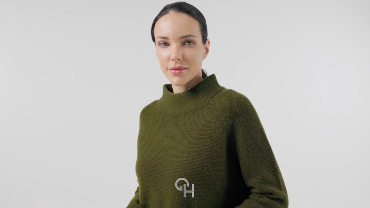 Gentle Herd | Funnel Neck Wool-Yak Blend Jumper