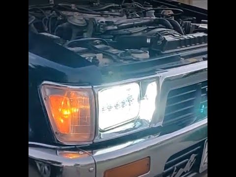 Adding LED headlights to my 1990 Toyota 4runner