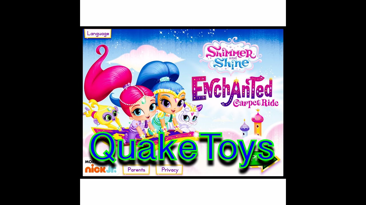 New Shimmer and Shine Enchanted Carpet Ride Game Nick Jr App Long