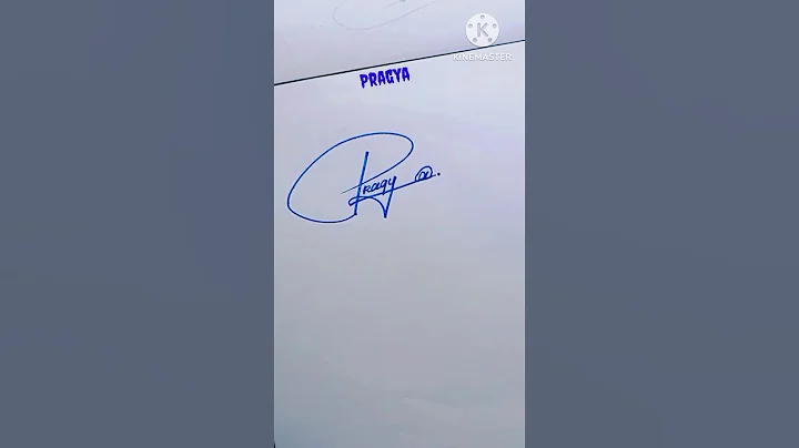 Pragya name stylish signature 🥰#pragya signature style #p letter writing#ytshorts #viral#calligraphy