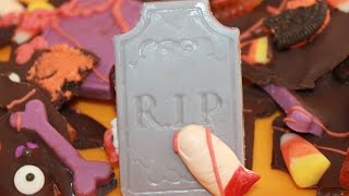 Halloween Graveyard Candy Bark | Holiday candy recipe | How to kids recipe