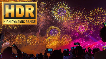 Display HDR 4K LED Full Array Local Dimming Test | Fireworks