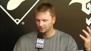 Fox Chicago's Lou Canellis talked with White Sox catcher A.J. Pierzynski 6-24-12