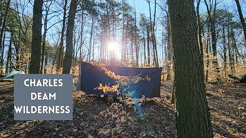 Cold Weekend at Charles Deam Wilderness