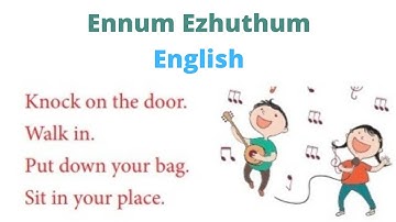 Knock on the door Song | Unit-4 | Things we use part- 1 |  Ennum Ezhuthum | English.