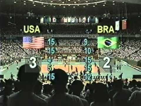 USA Brazil 1995 Volleyball GP Final Part 3