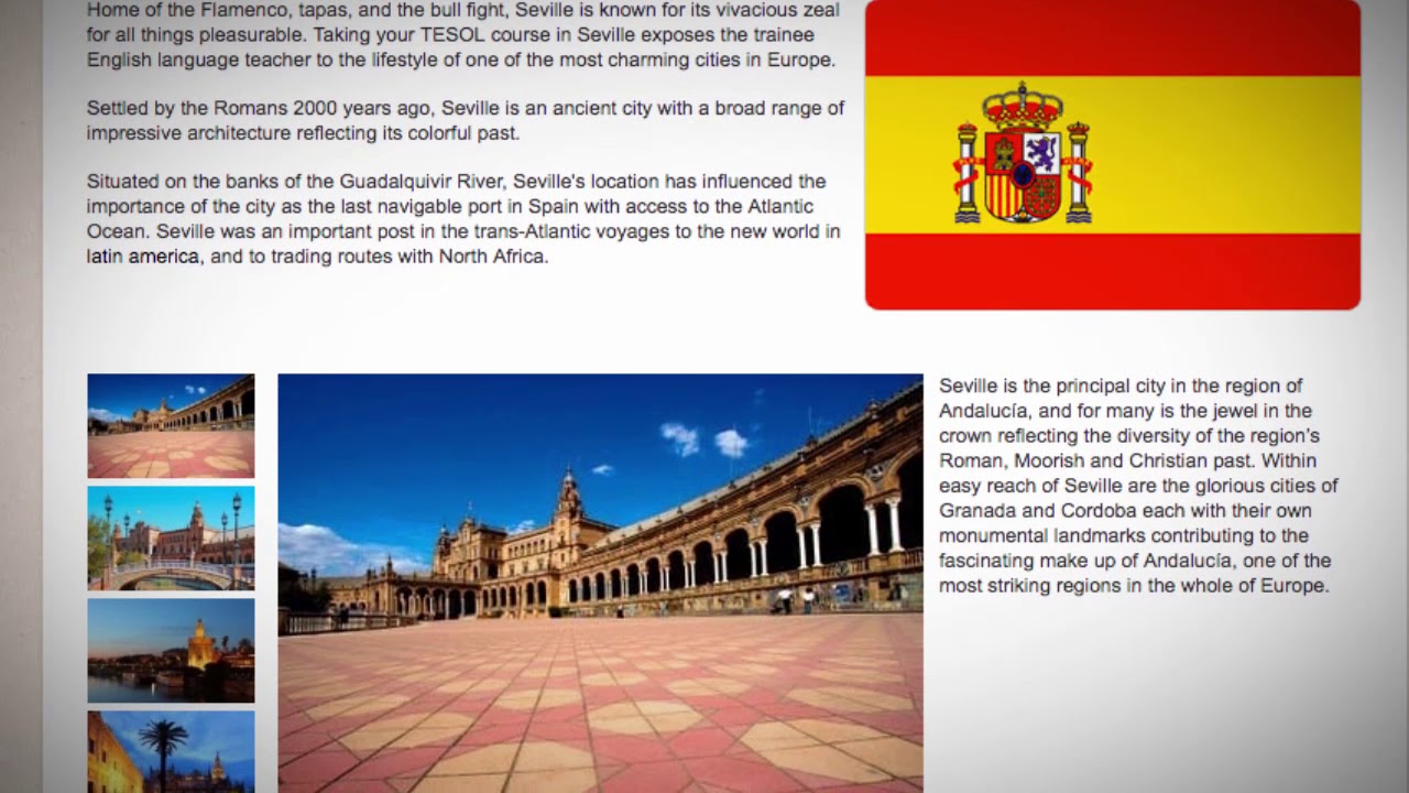 TESOL Course in Seville, Spain | Teach & Live abroad! - YouTube